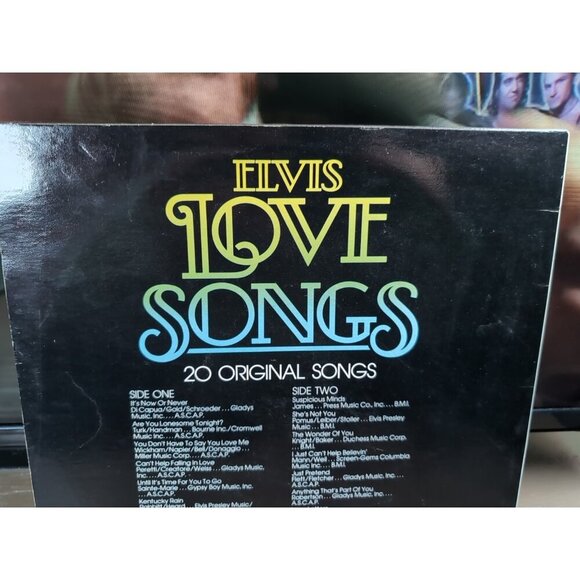 Elvis Presley-Love Songs -1981 K-Tel Records NU9900-Vinyl Record LP - Picture 5 of 8